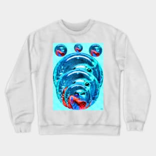 Crystal Balls Blue Crewneck Sweatshirt